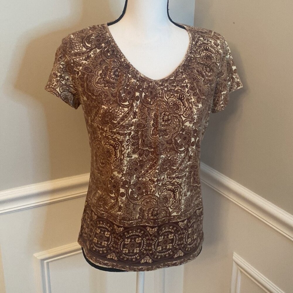 St. John’s Bay vintage paisley t-shirt size small